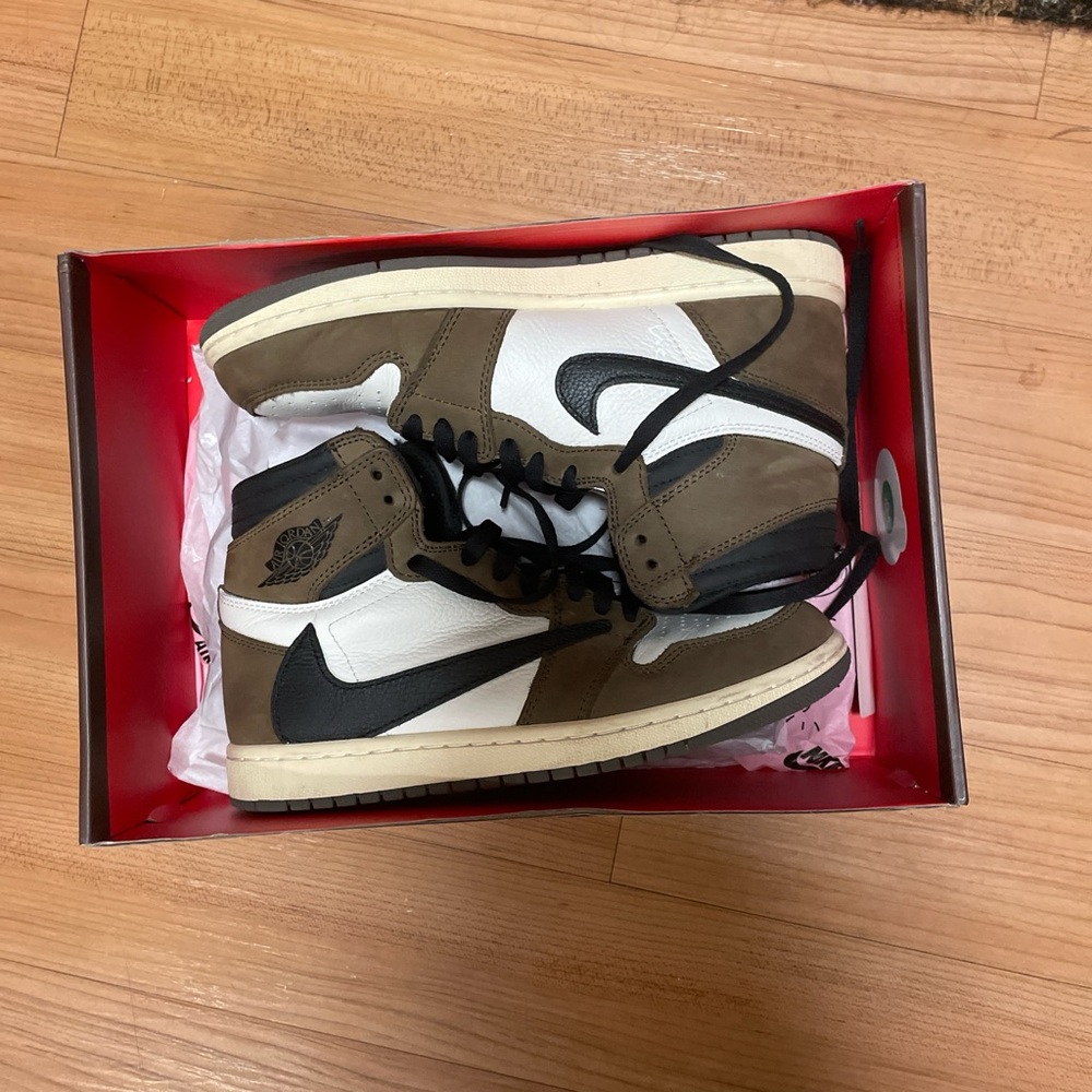 Nike Air Jordan 1 High - Black, Brown, and White